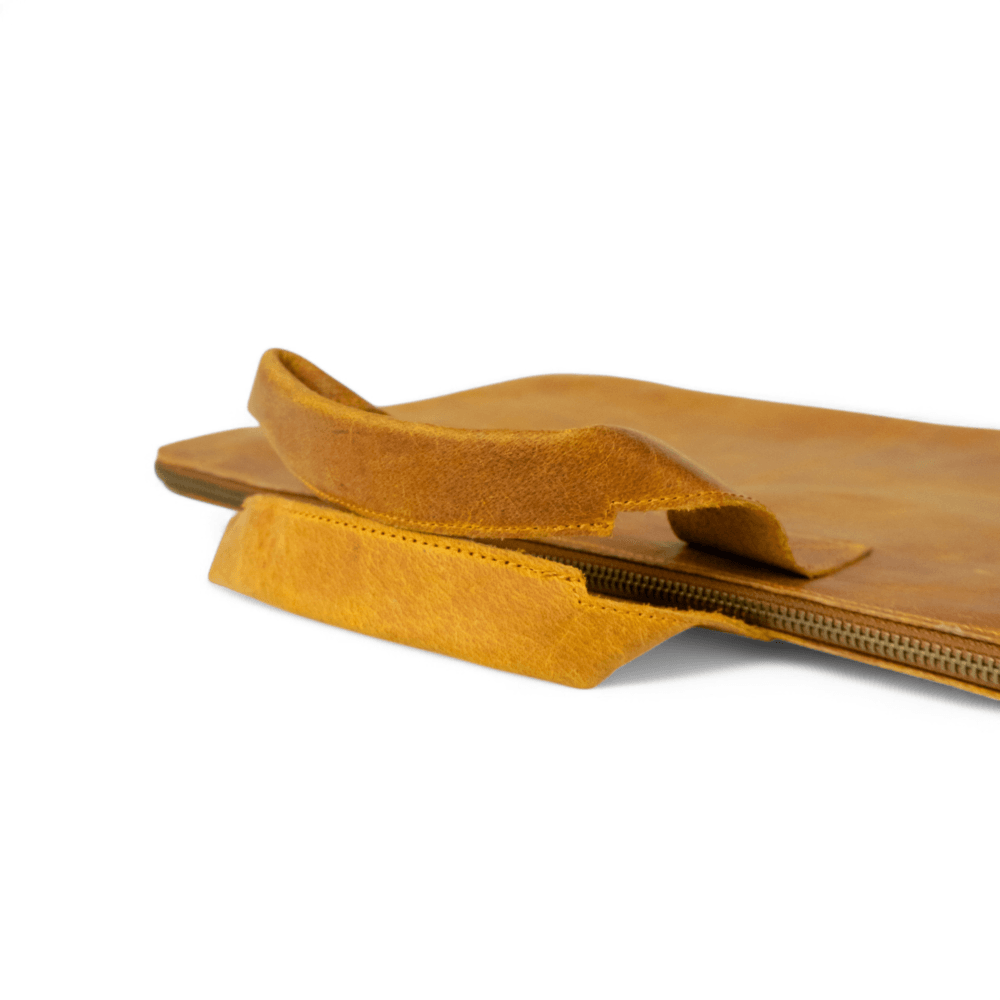 UltraSlim Laptop Bag – Sleek. Smart. Secure. - Mustard - Image 2