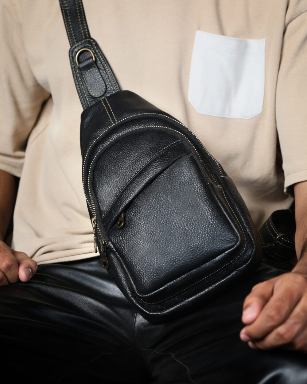 Prestige Cross Body Bag - Black - Image 2