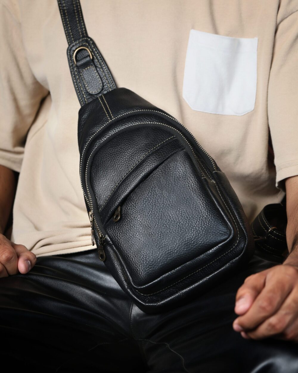 Prestige Cross Body Bag - Black - Image 2