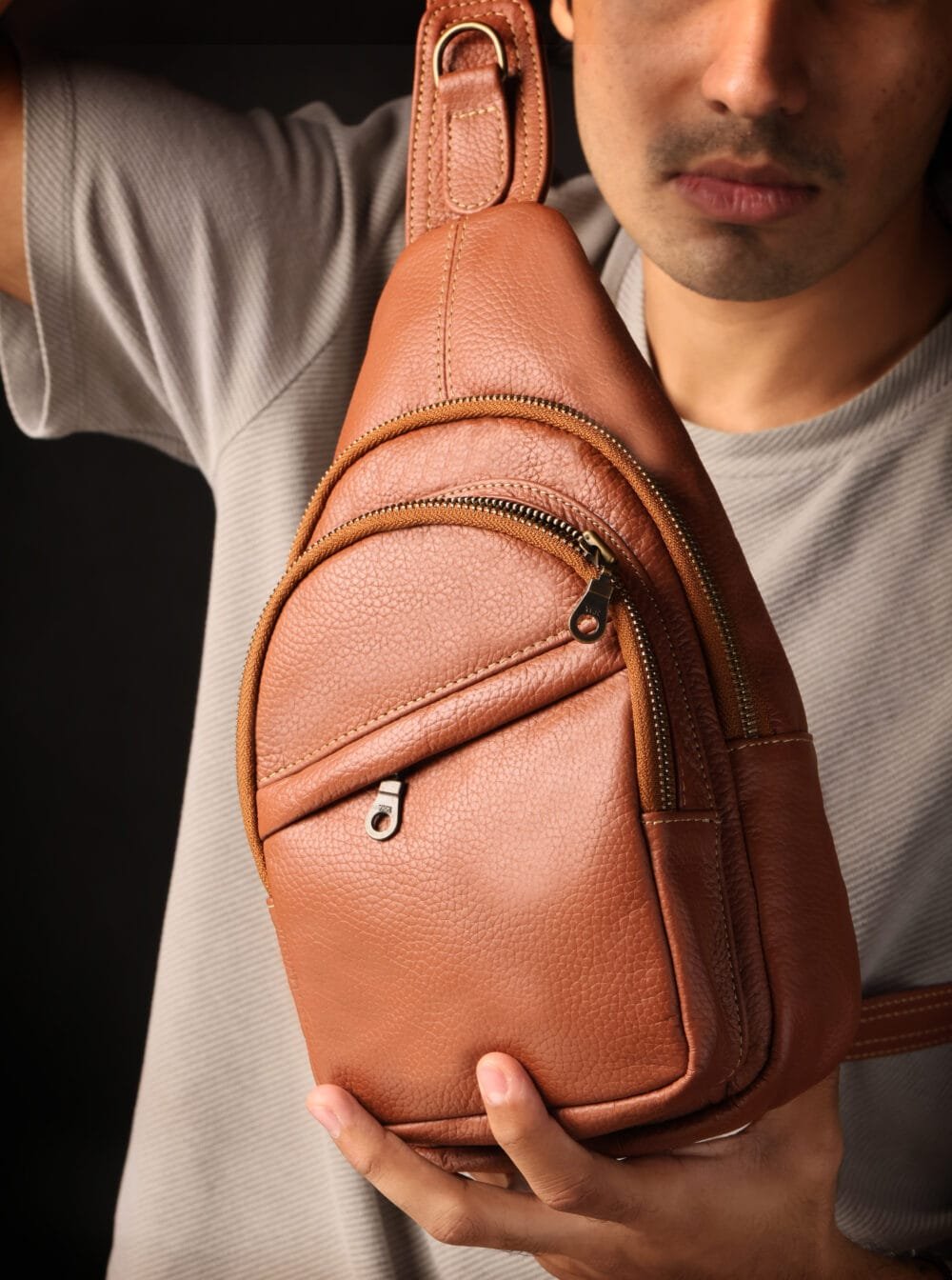 Prestige Cross Body Bag - Mustard - Image 5