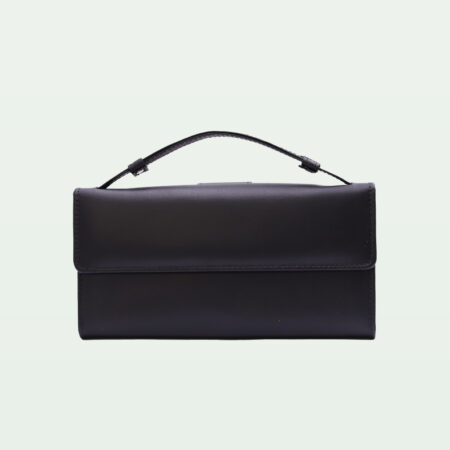 Signature Strap Clutch - Black