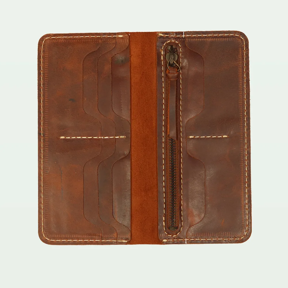 Apex Executive Long Wallet – Black - dzovo