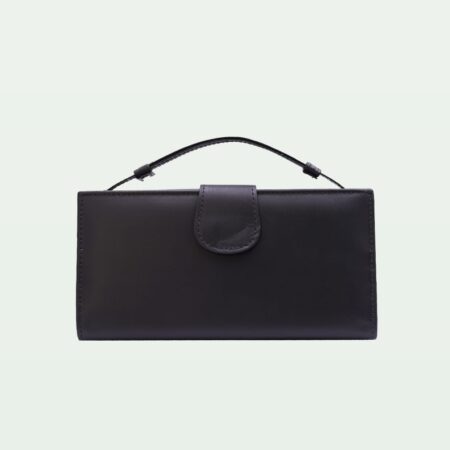 Signature Strap Clutch - Black