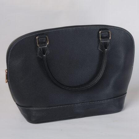 Vionna Leather Handbag - Black